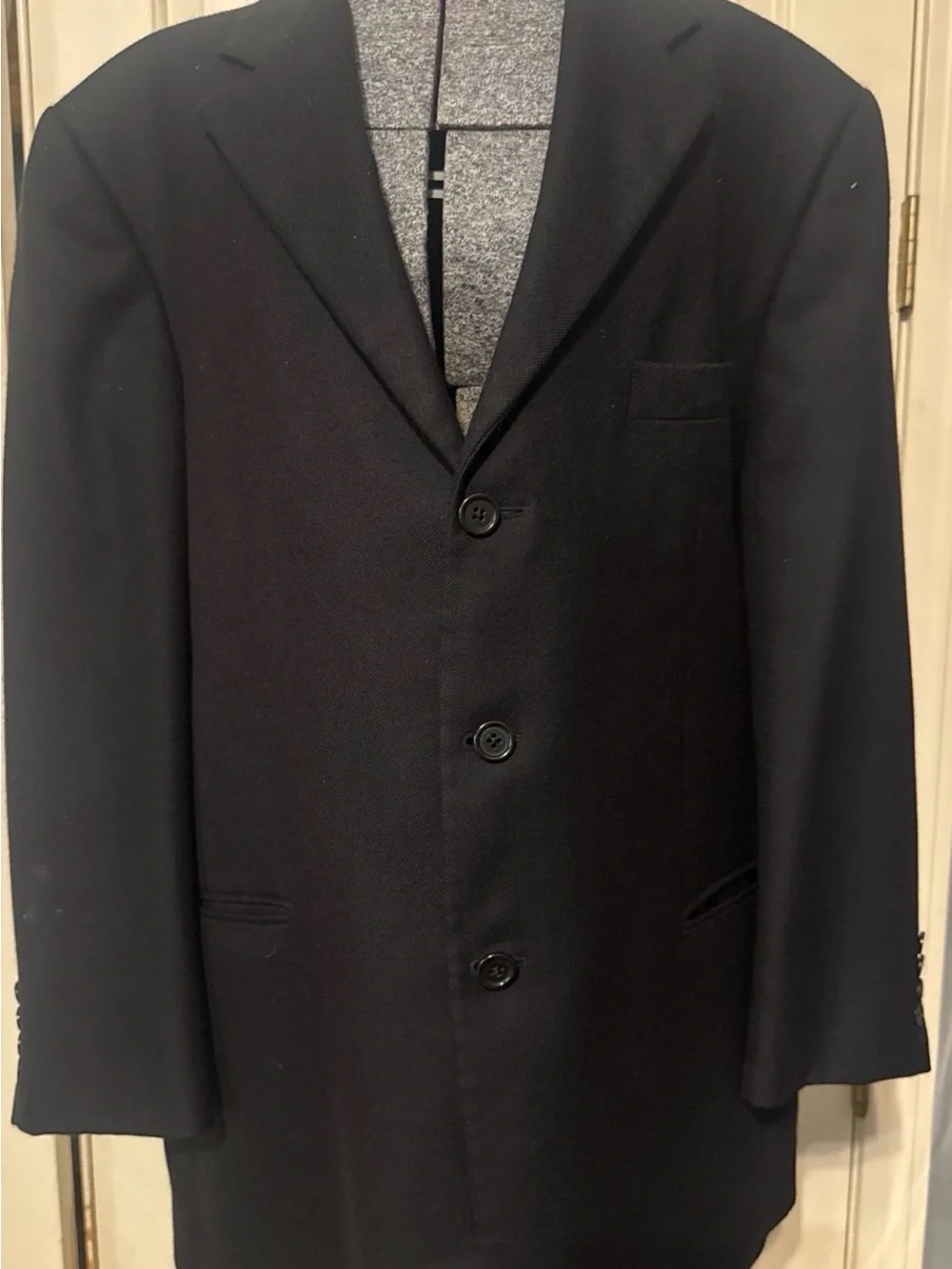 John W. Nordstrom Black Men's Three-Button Sport Coat
